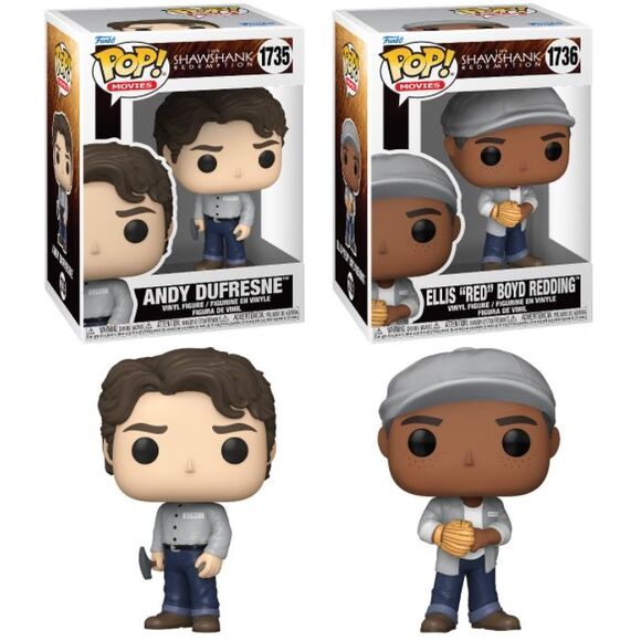 The Shawshank Redemption Funko Pop! Movies Complete Set (2) - Picture 1 of 1